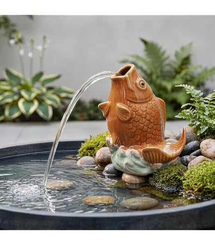 Amazon.co.jp: 噴水・池用スプレー像（高さ8cm） 小便小僧のガーデン